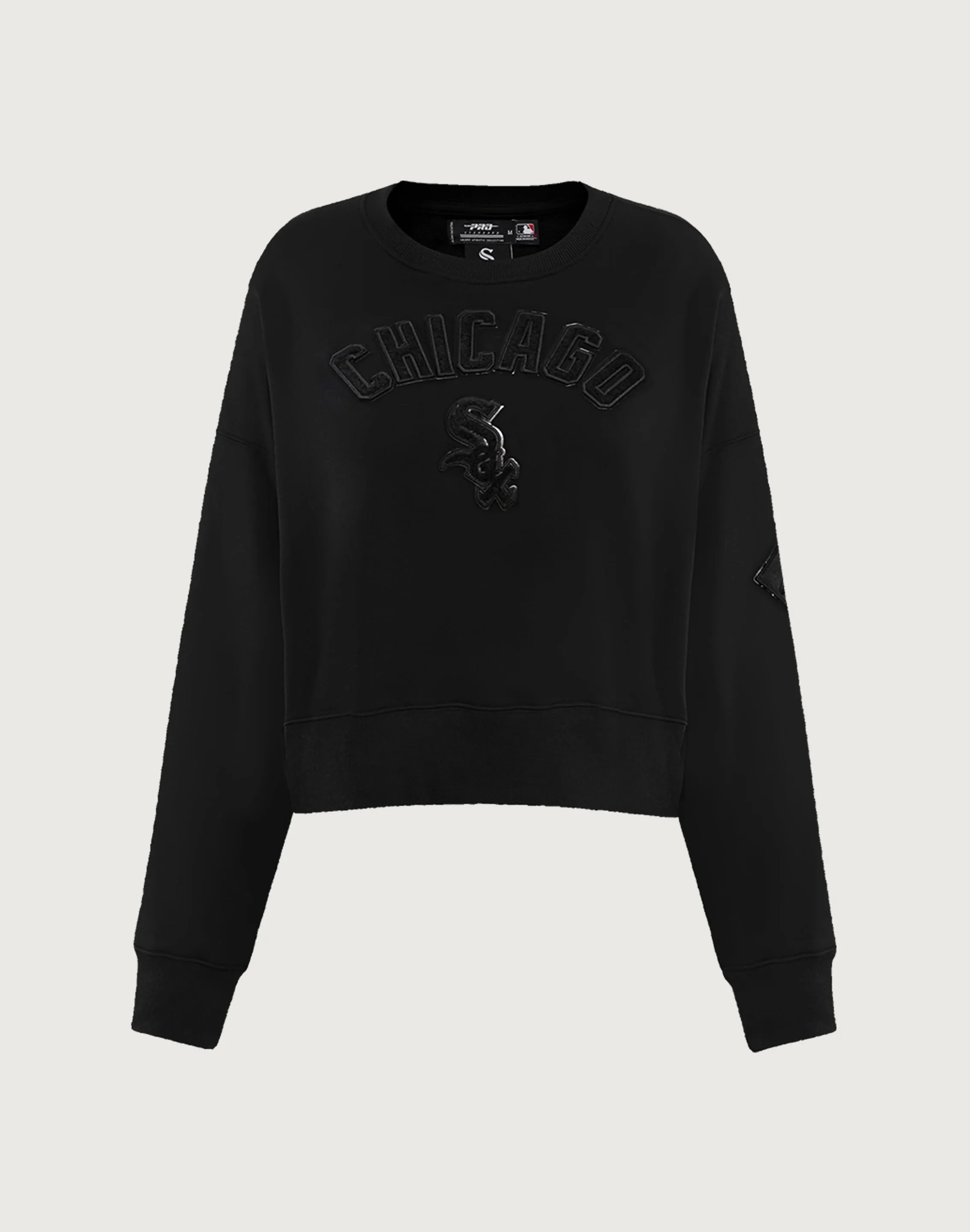 Pro Standard Chicago White Sox Triple Black Crewneck