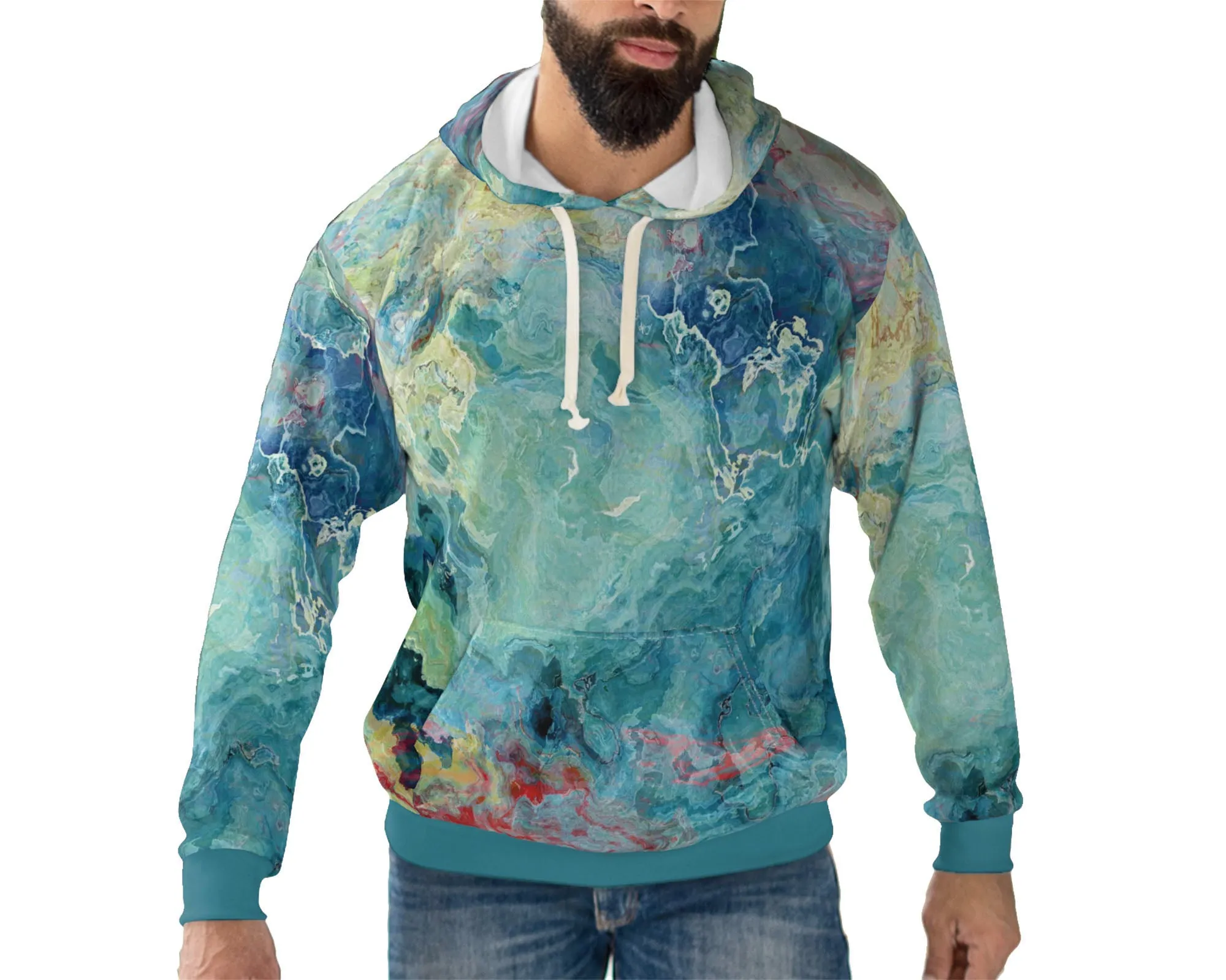 Pullover Hoodie, Cool Cucumber