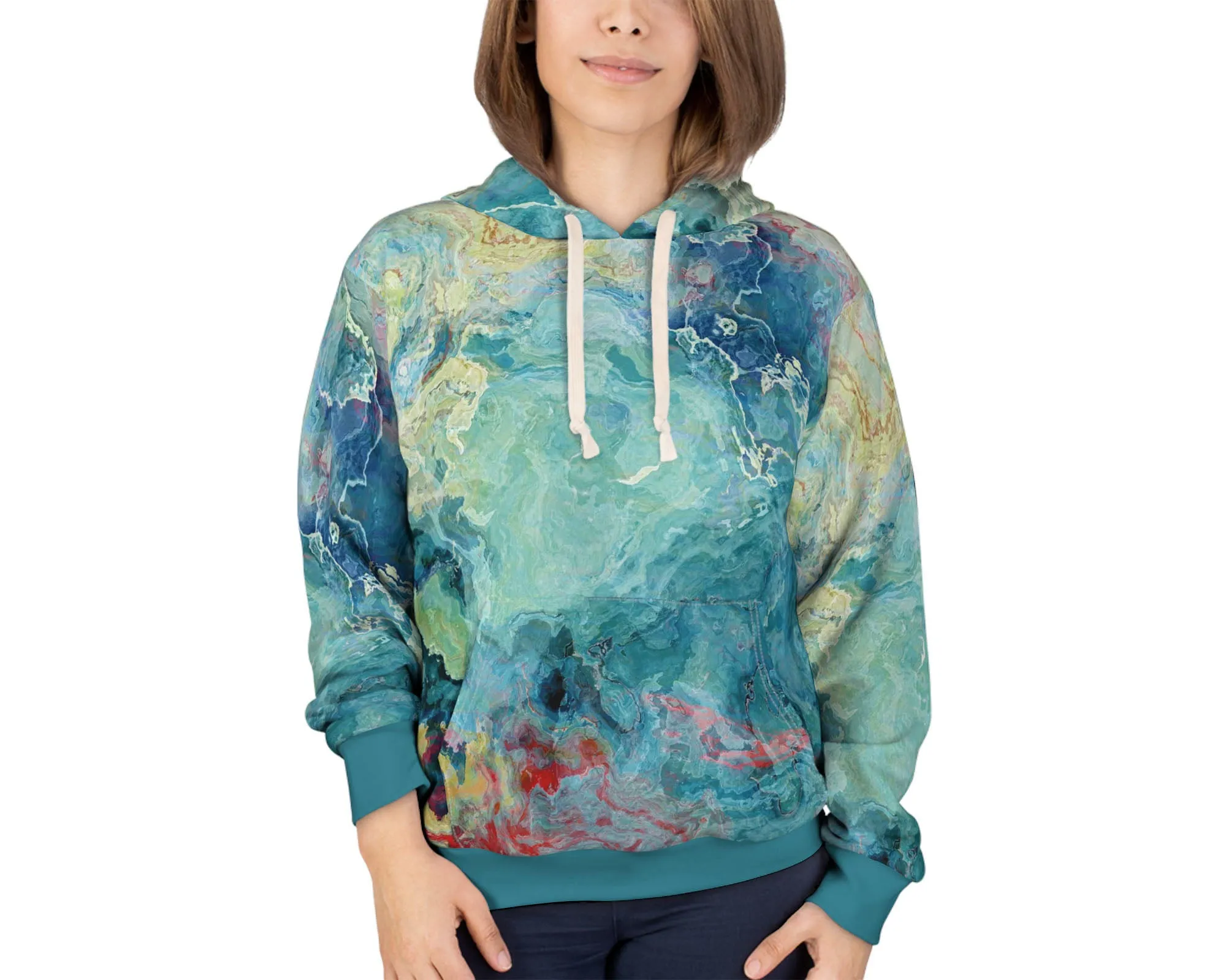 Pullover Hoodie, Cool Cucumber
