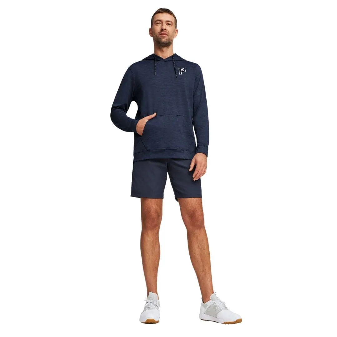 Puma Men's Cloudspun Patch Golf Hoodie (Deep Navy Heather)