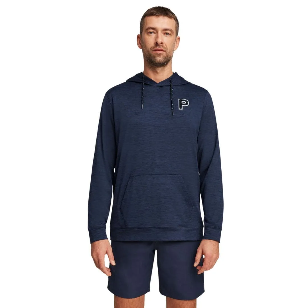 Puma Men's Cloudspun Patch Golf Hoodie (Deep Navy Heather)