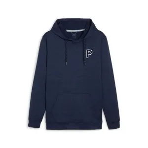 Puma Men's Cloudspun Patch Golf Hoodie (Deep Navy Heather)