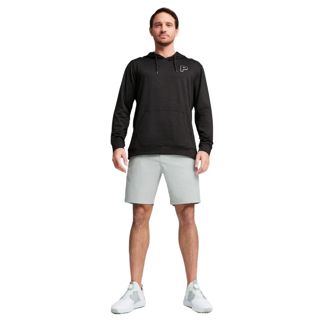 Puma Men's Cloudspun Patch Golf Hoodie (Puma Black Heather)