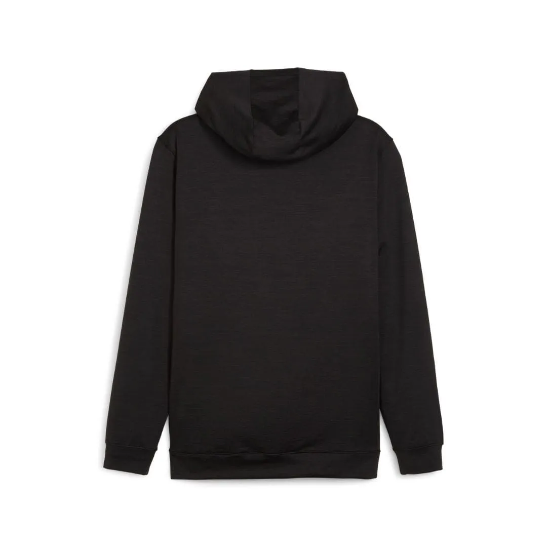 Puma Men's Cloudspun Patch Golf Hoodie (Puma Black Heather)