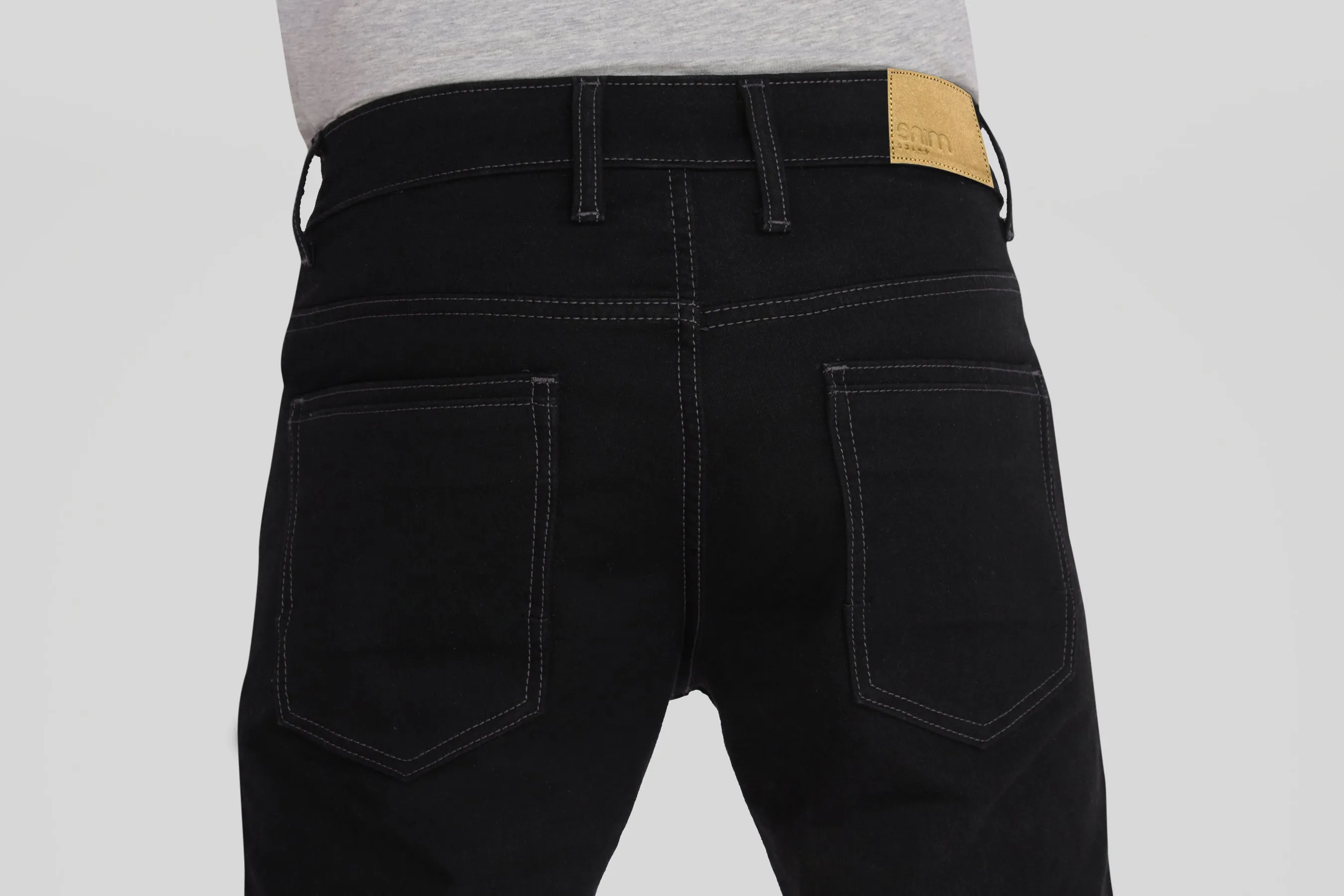 Pure Black Skinny Fit