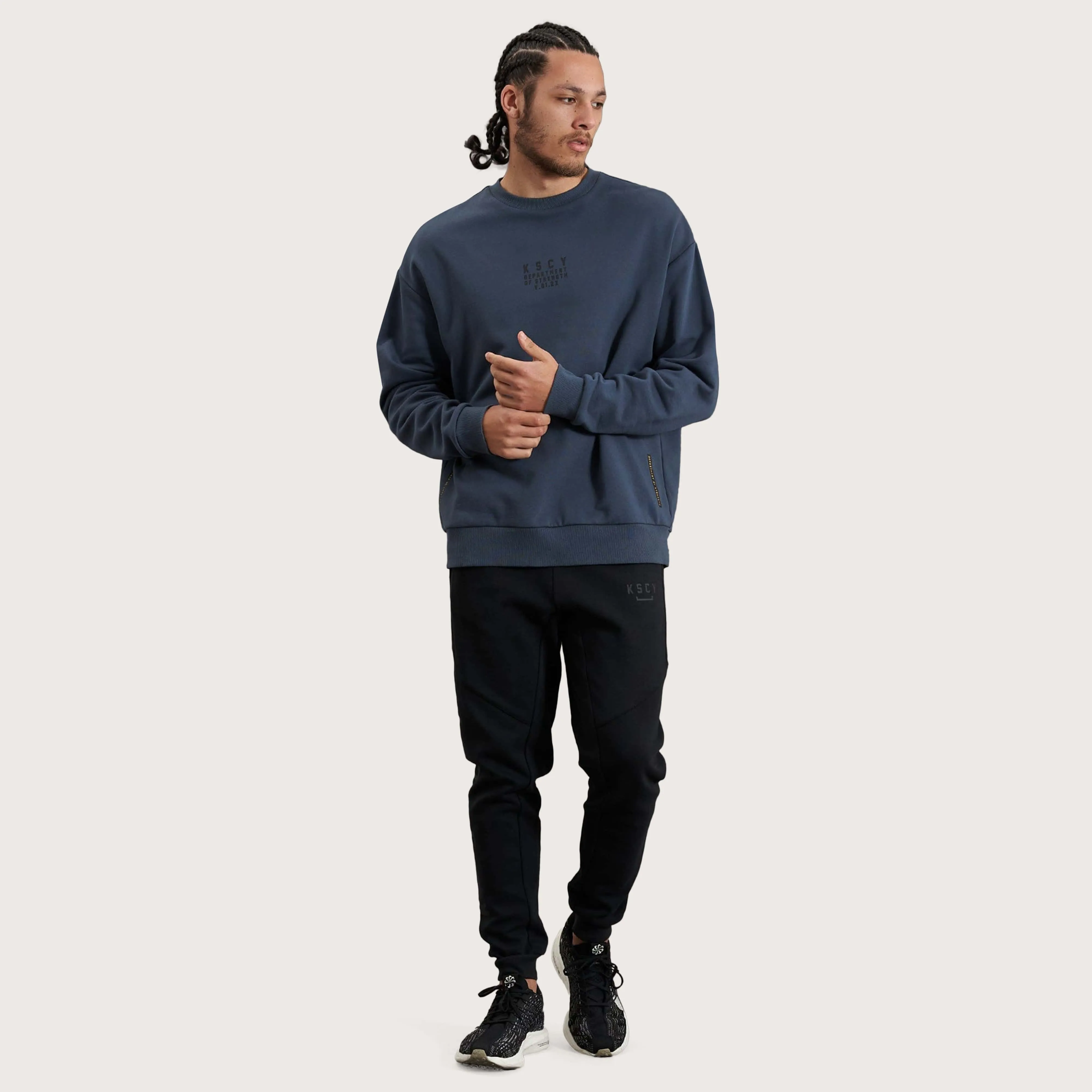 Pursuit Relaxed Fit Jumper Orion Blue