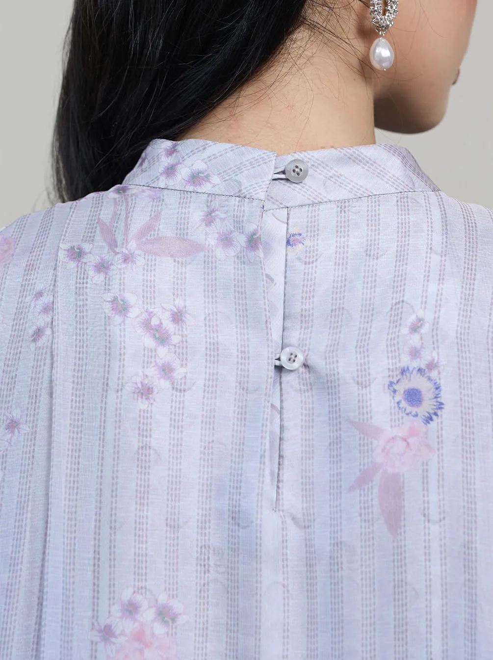QISYA LAYERED DRESS SILVER PINK