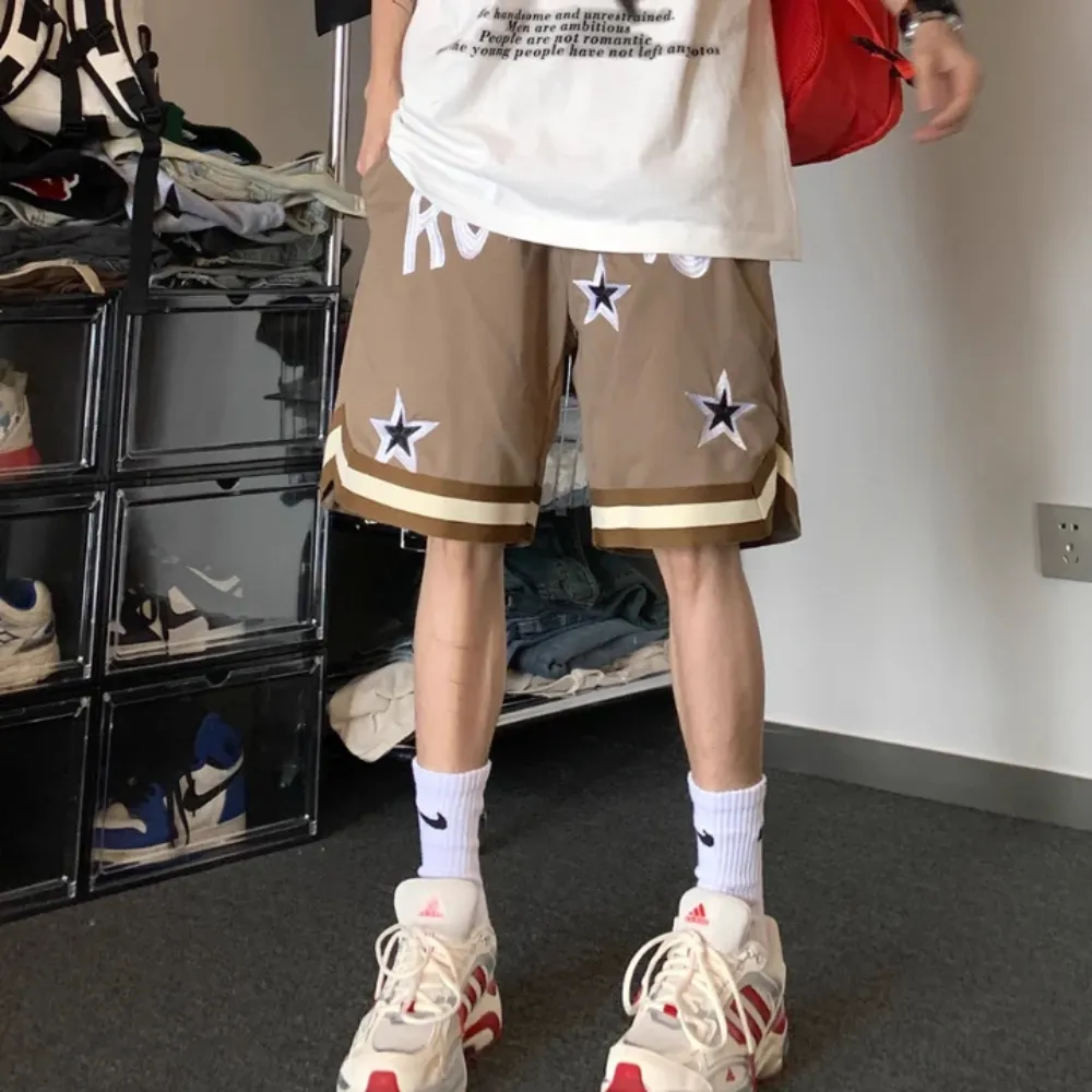 "American Star Letter Embroidery" Shorts