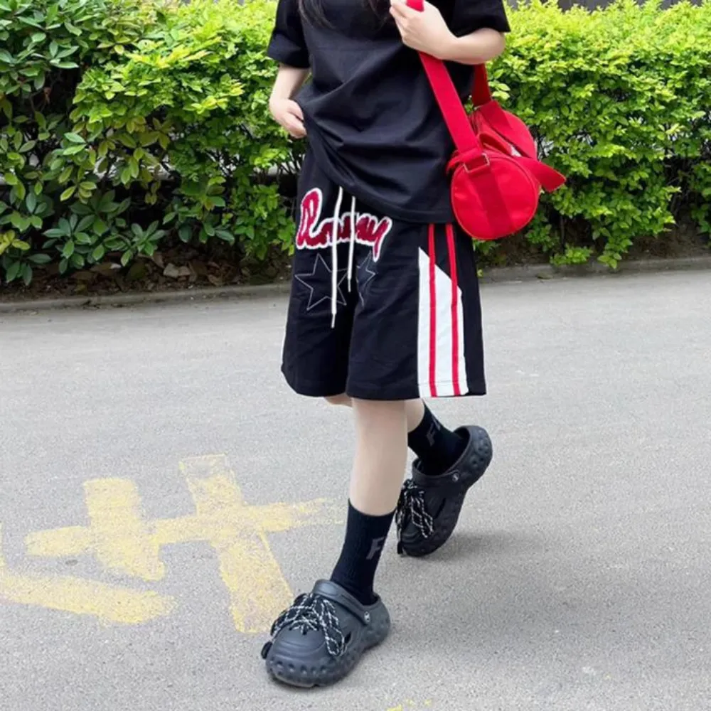 "Classic Alphabet Jacquard Contrast" Shorts