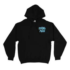 "Feeling Fresh" Basic Hoodie Black/White