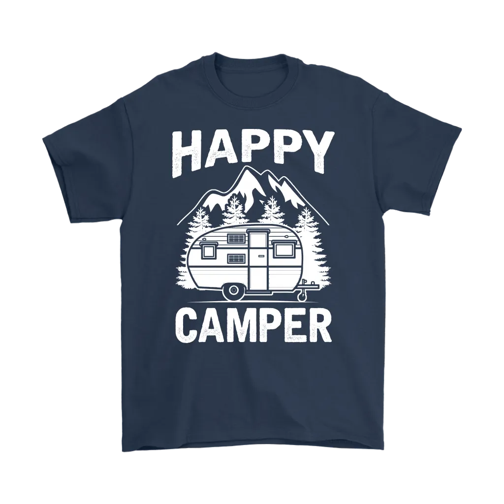 "Happy Camper" Trailer - Shirts and Hoodies
