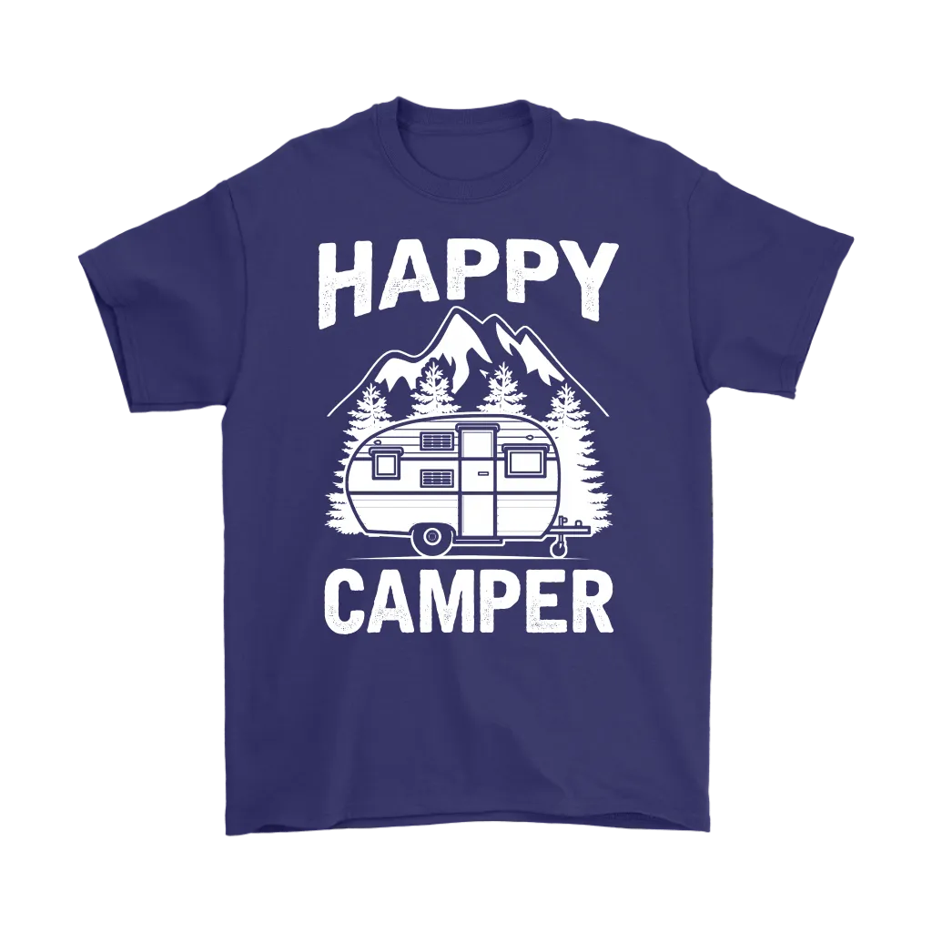 "Happy Camper" Trailer - Shirts and Hoodies