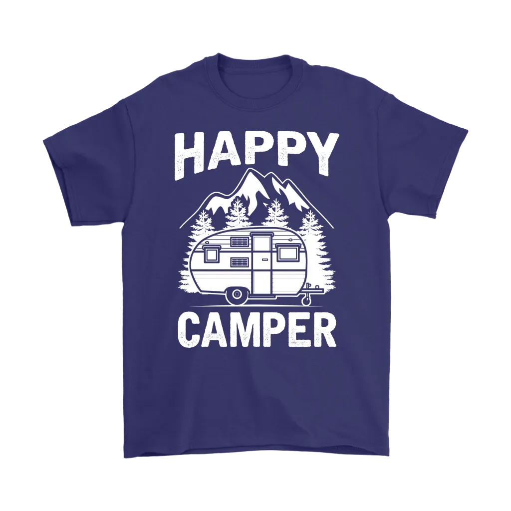 "Happy Camper" Trailer - Shirts and Hoodies
