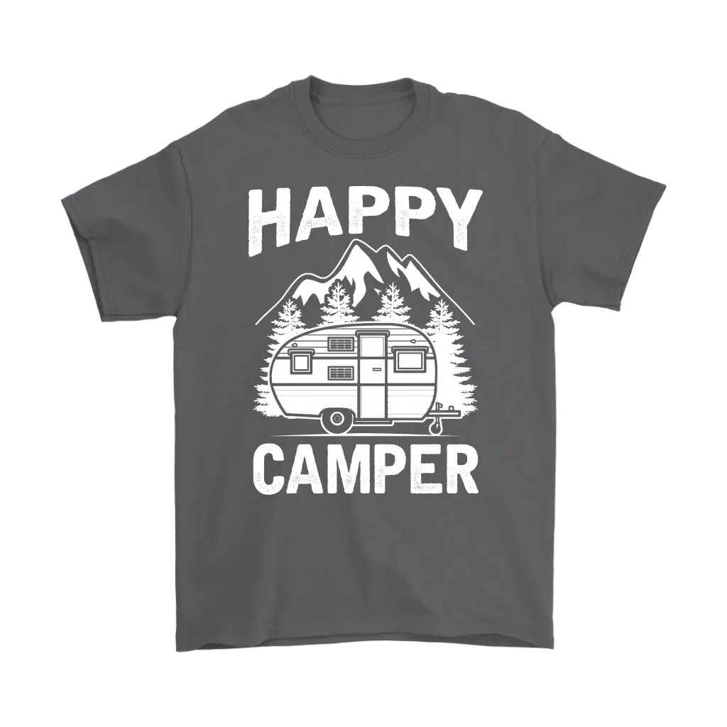 "Happy Camper" Trailer - Shirts and Hoodies