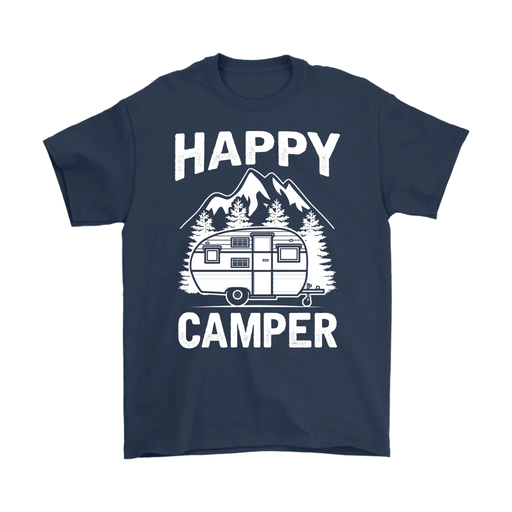 "Happy Camper" Trailer - Shirts and Hoodies