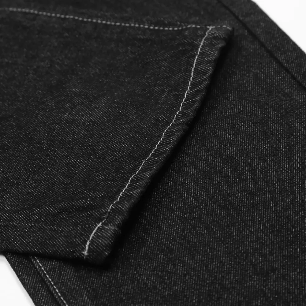 "Urban Hip Hop Devil Embroidery" Jeans