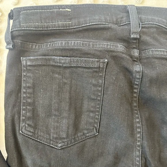 Rag &amp; Bone Cropped Flare Jeans Black