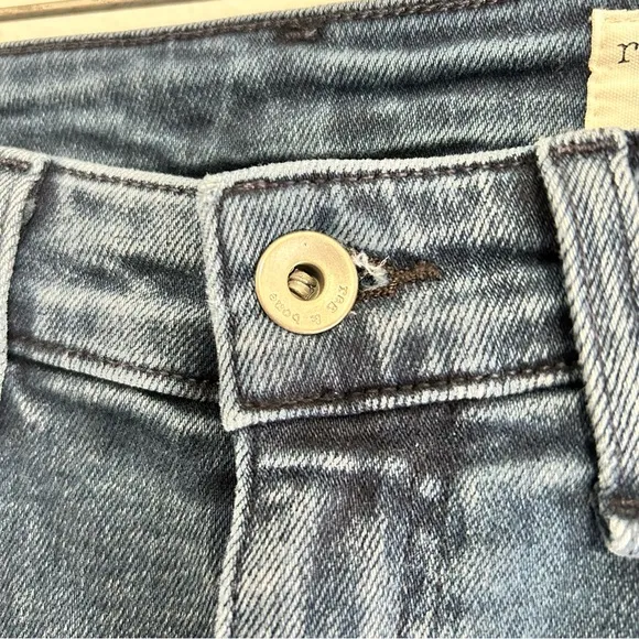 Rag &amp; Bone Nina High-Rise Ankle Skinny Jean in Medium Wash Size 27