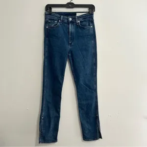 Rag &amp; Bone Nina High-Rise Ankle Skinny Jean in Medium Wash Size 27