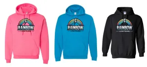 Rainbow Lightning Basic Hoodies