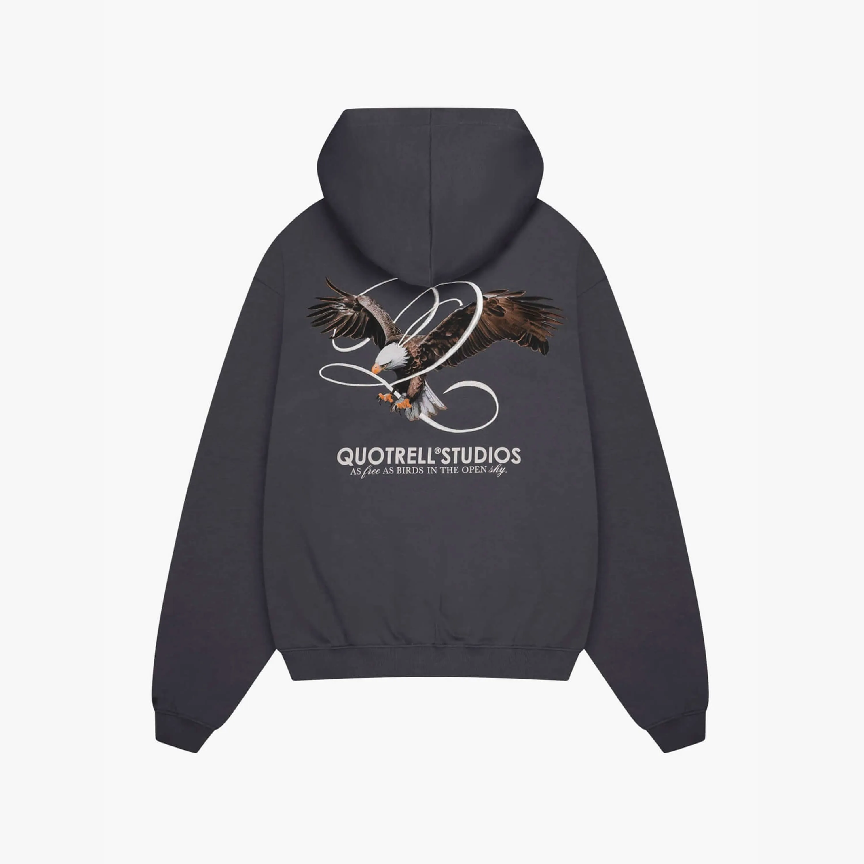 RAPTOR HOODIE | ANTHRACITE/WHITE