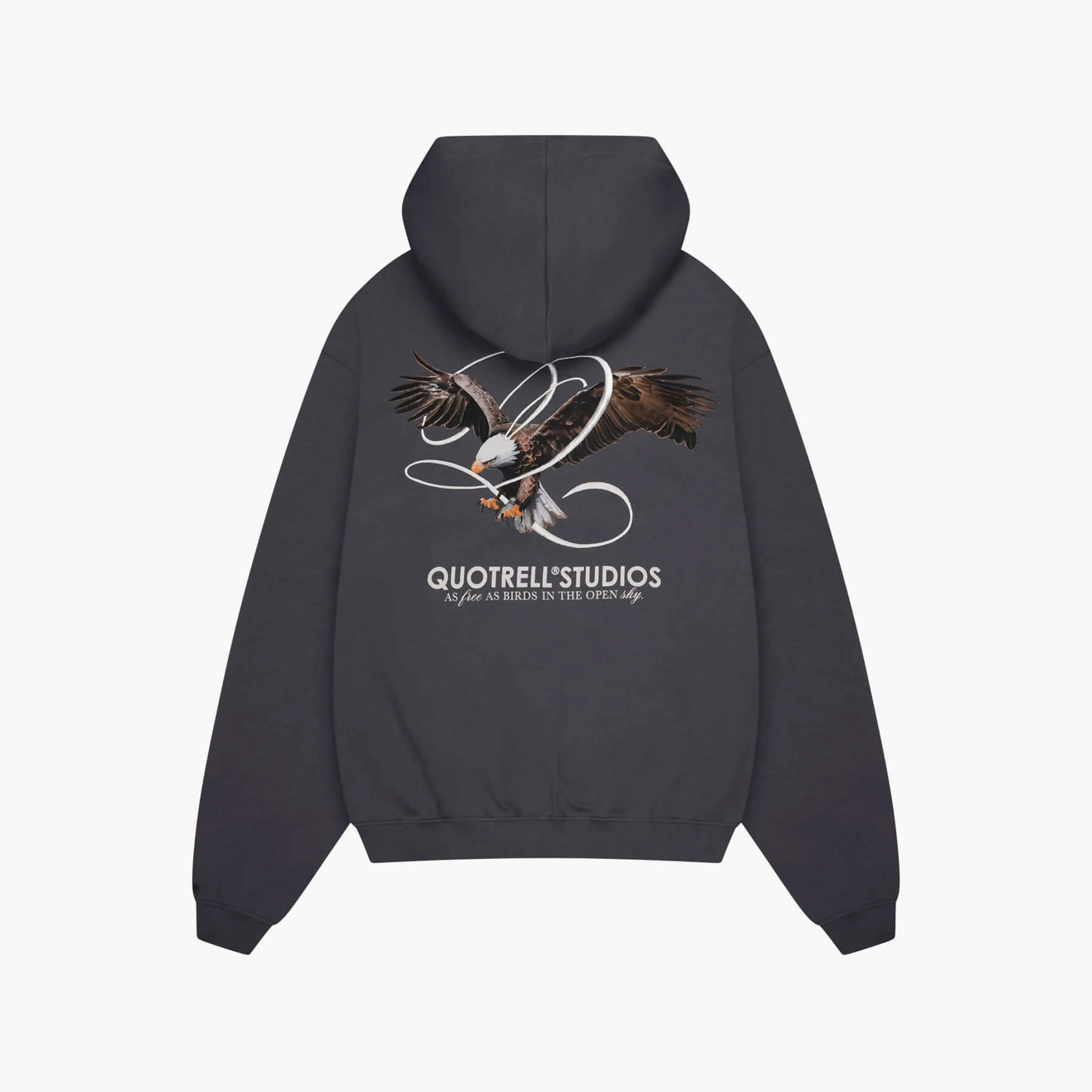 RAPTOR HOODIE | ANTHRACITE/WHITE