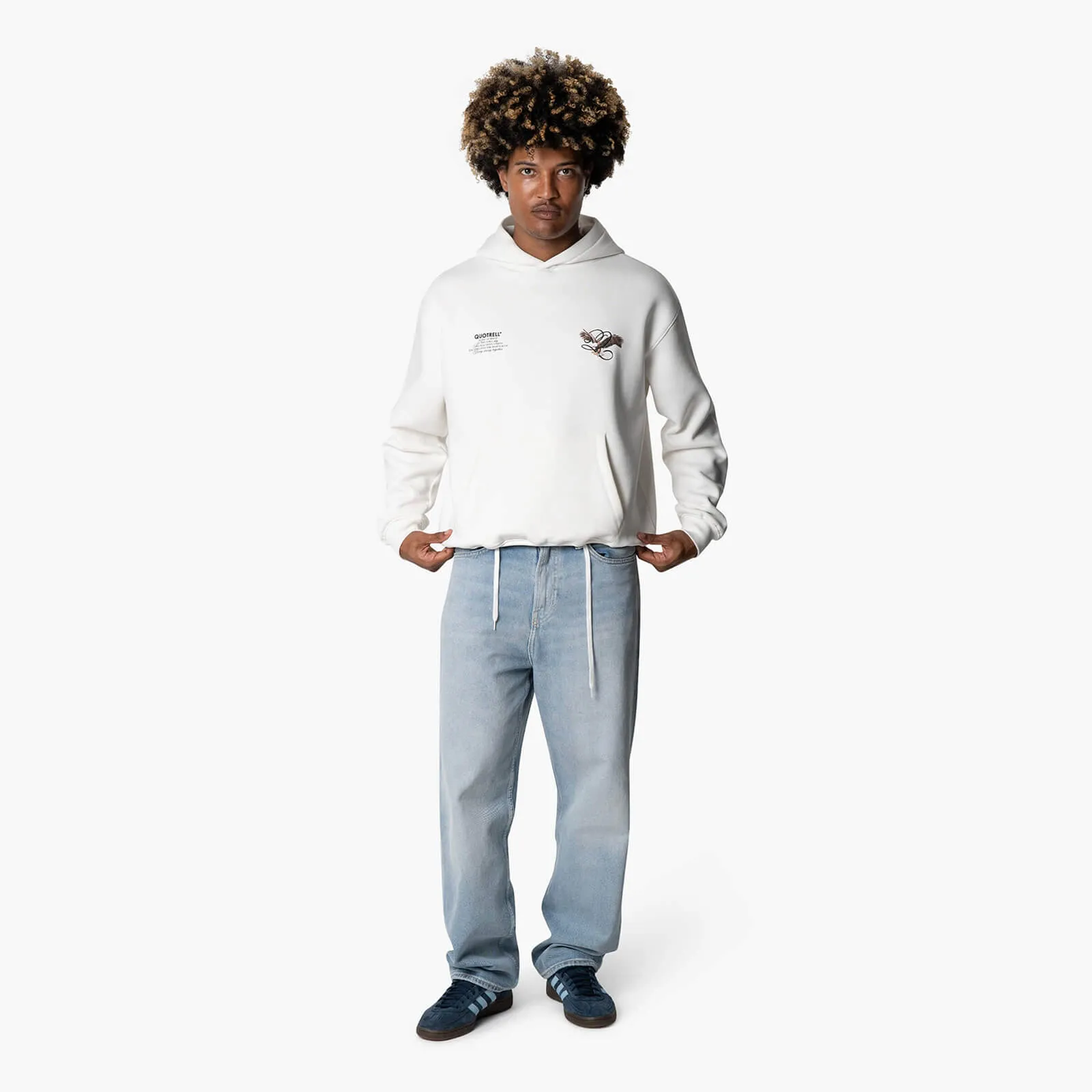 RAPTOR HOODIE | OFF WHITE/BLACK