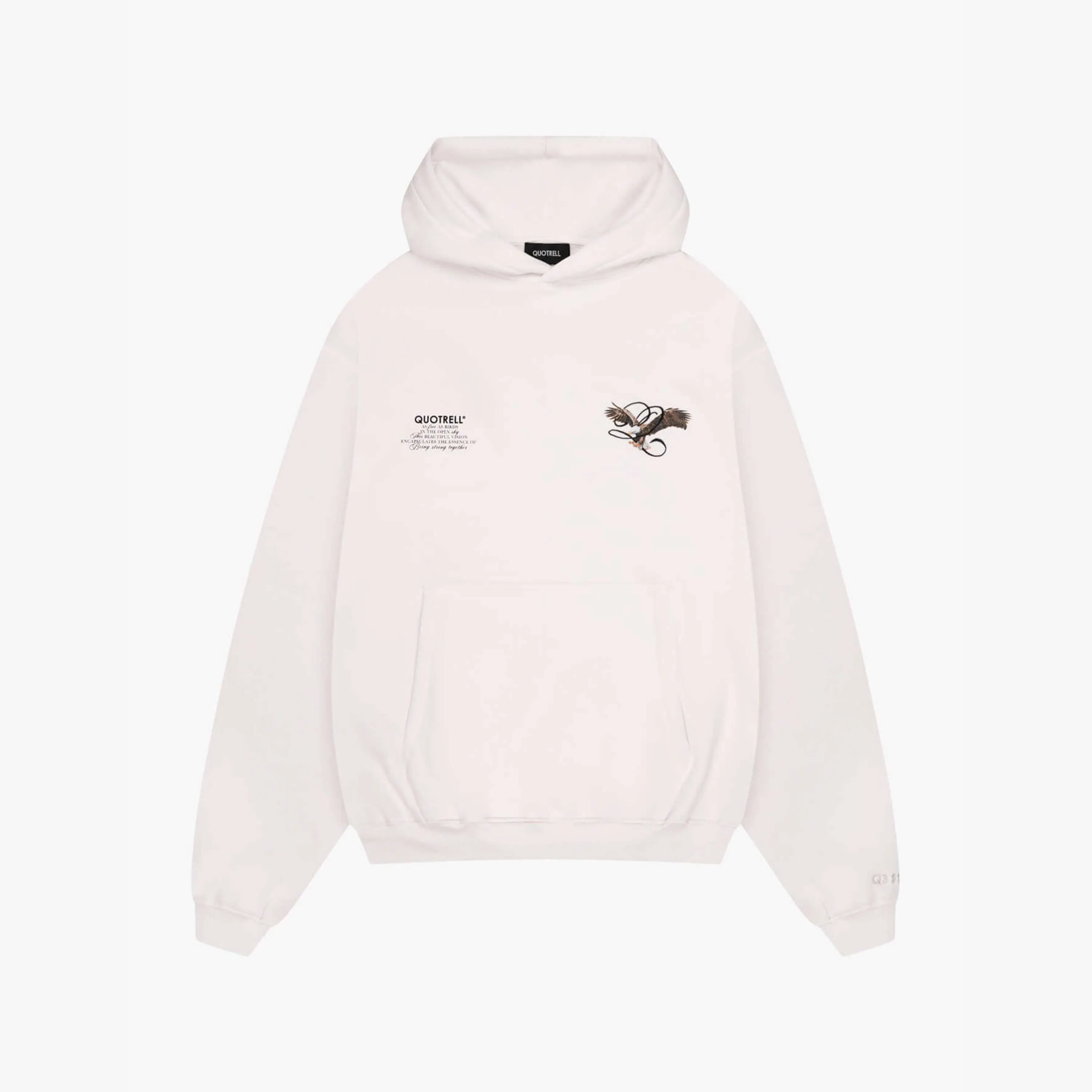 RAPTOR HOODIE | OFF WHITE/BLACK