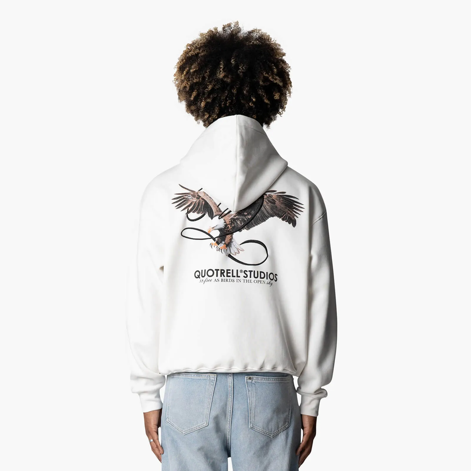 RAPTOR HOODIE | OFF WHITE/BLACK