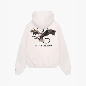 RAPTOR HOODIE | OFF WHITE/BLACK