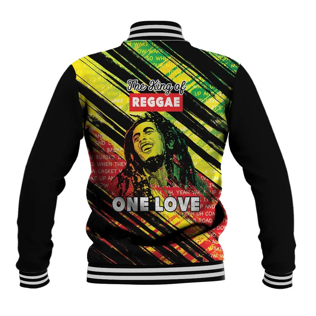 Reggae Legend Baseball Jacket Love The Life You Live Live The Life You Love LT05