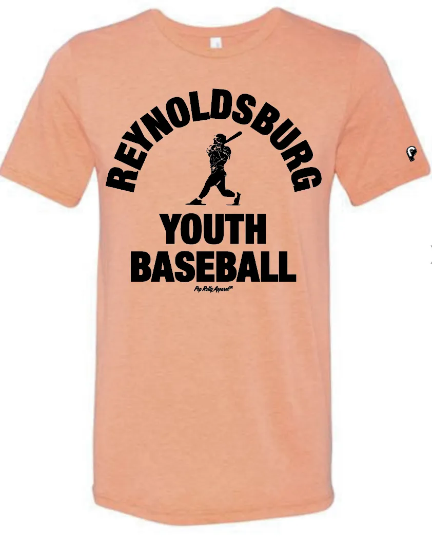 REYNOLDSBURG YOUTH BASEBALL THROWBACK TEE