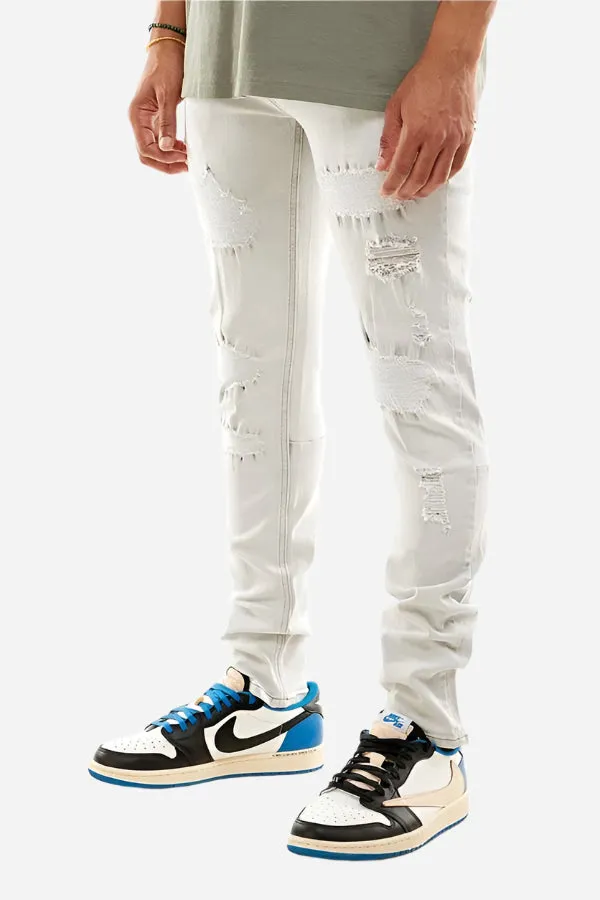 Rip & Repair Jeans - Skinny Fit