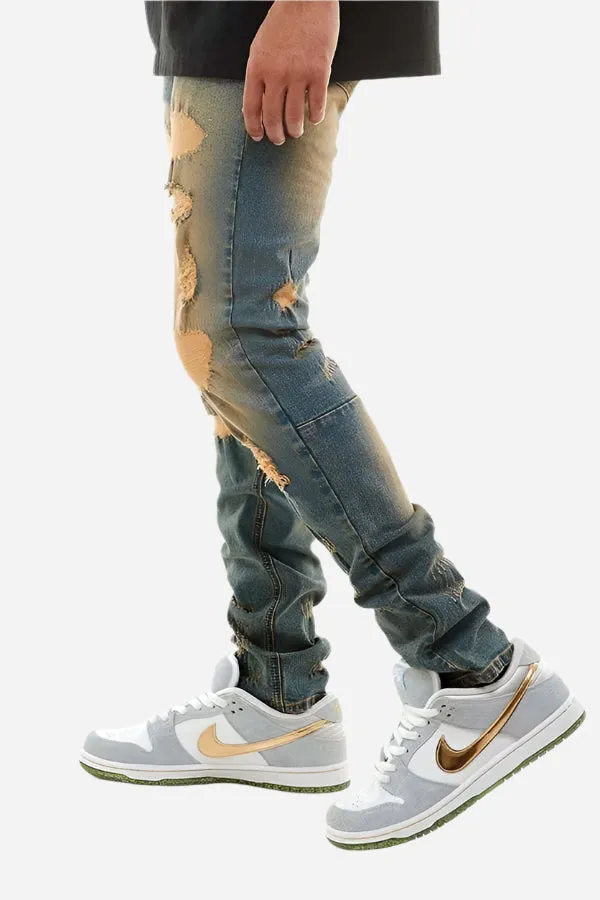 Rip & Repair Jeans - Skinny Fit