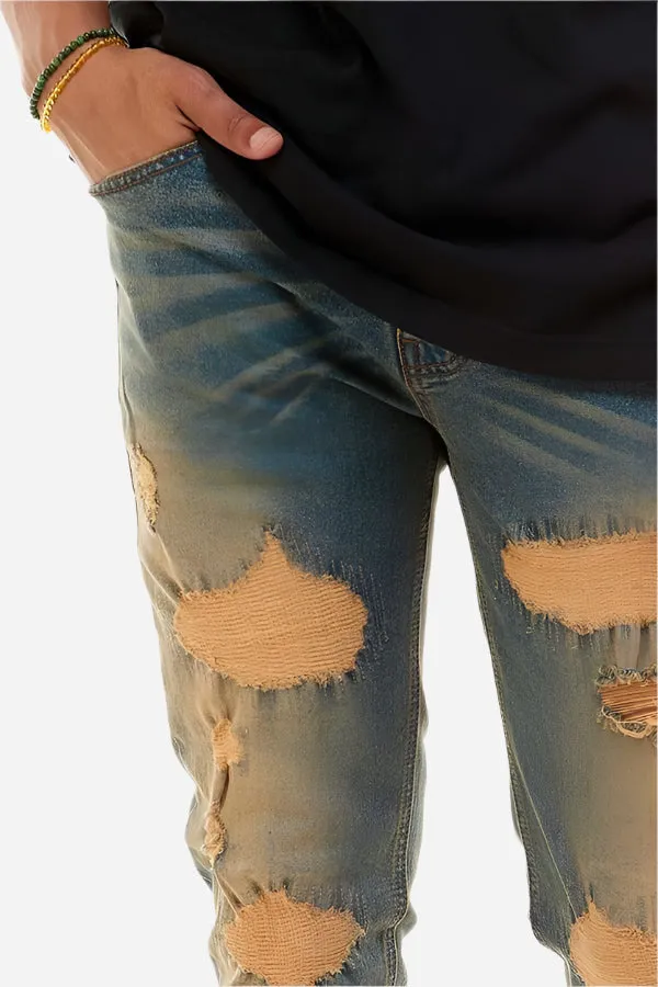Rip & Repair Jeans - Skinny Fit
