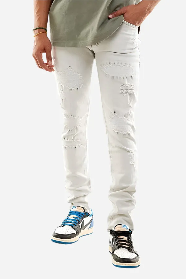 Rip & Repair Jeans - Skinny Fit