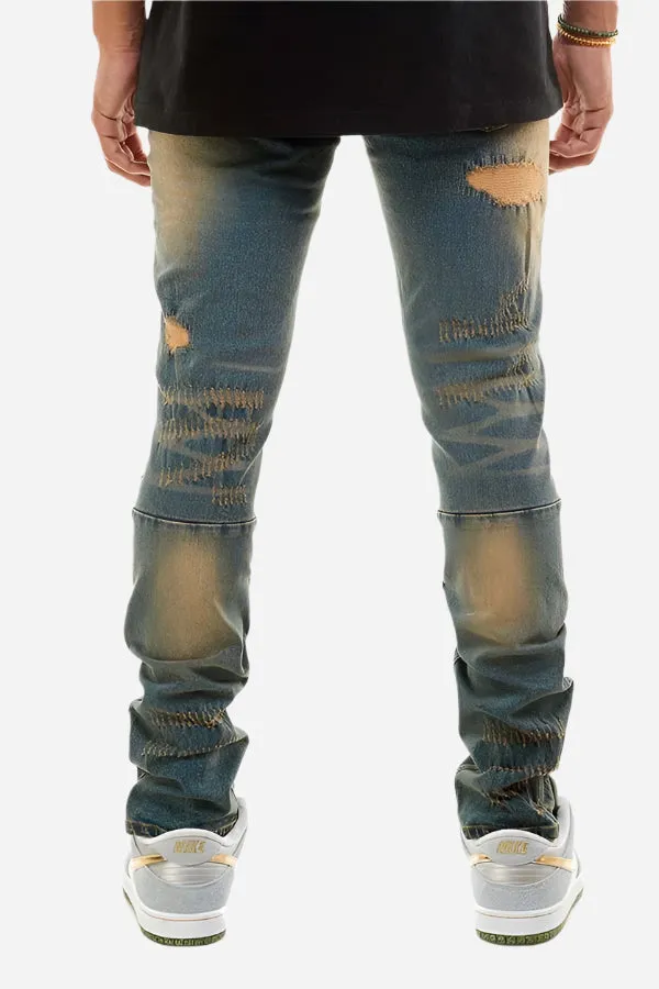 Rip & Repair Jeans - Skinny Fit