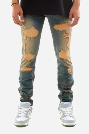Rip & Repair Jeans - Skinny Fit