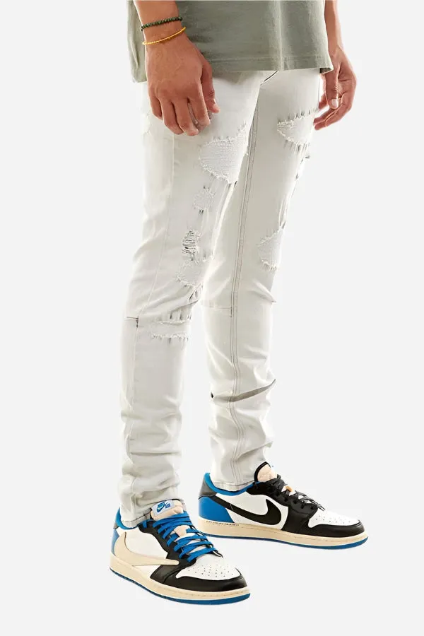 Rip & Repair Jeans - Skinny Fit
