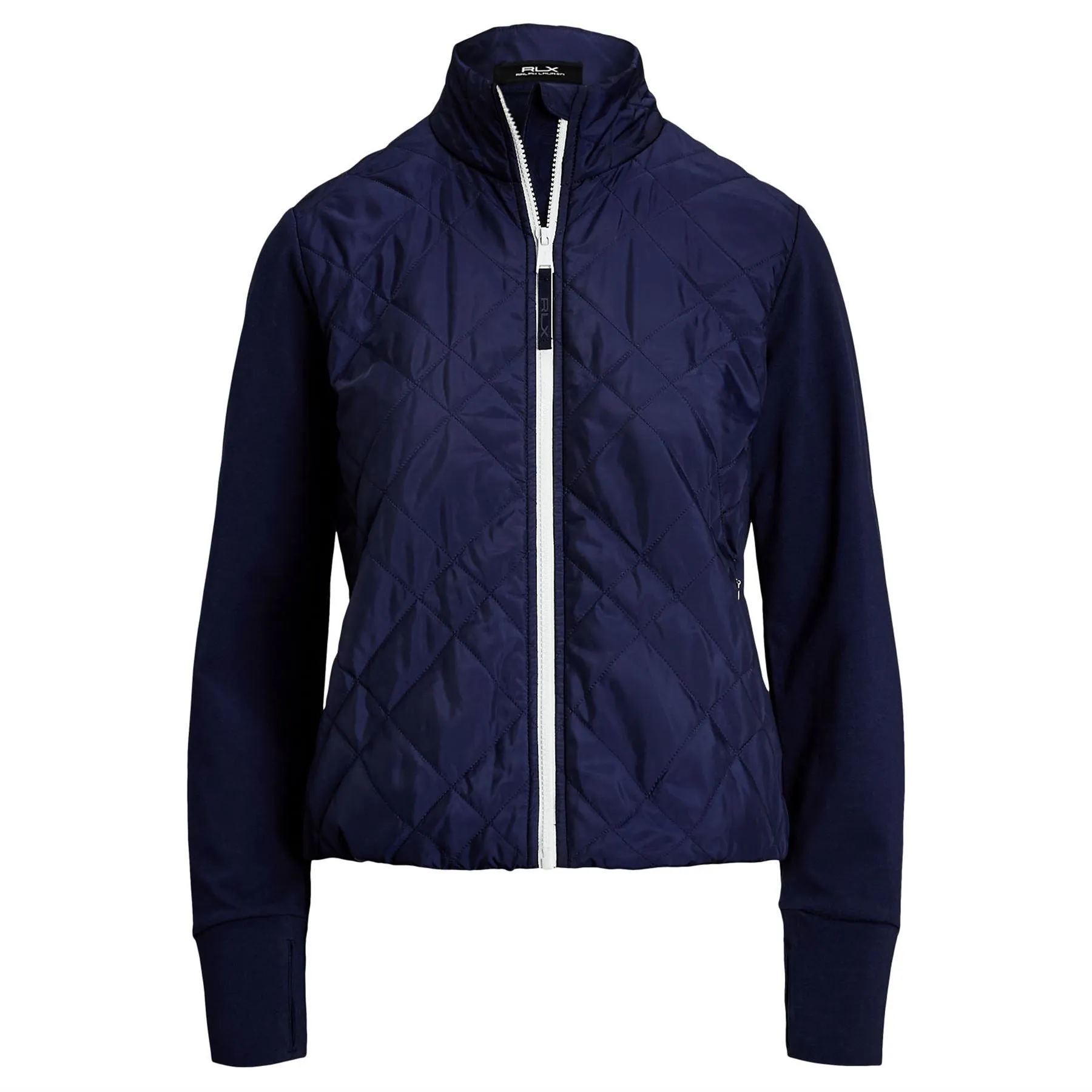 RLX Full Zip Cropped Tech Terry Jacket Refined Navy