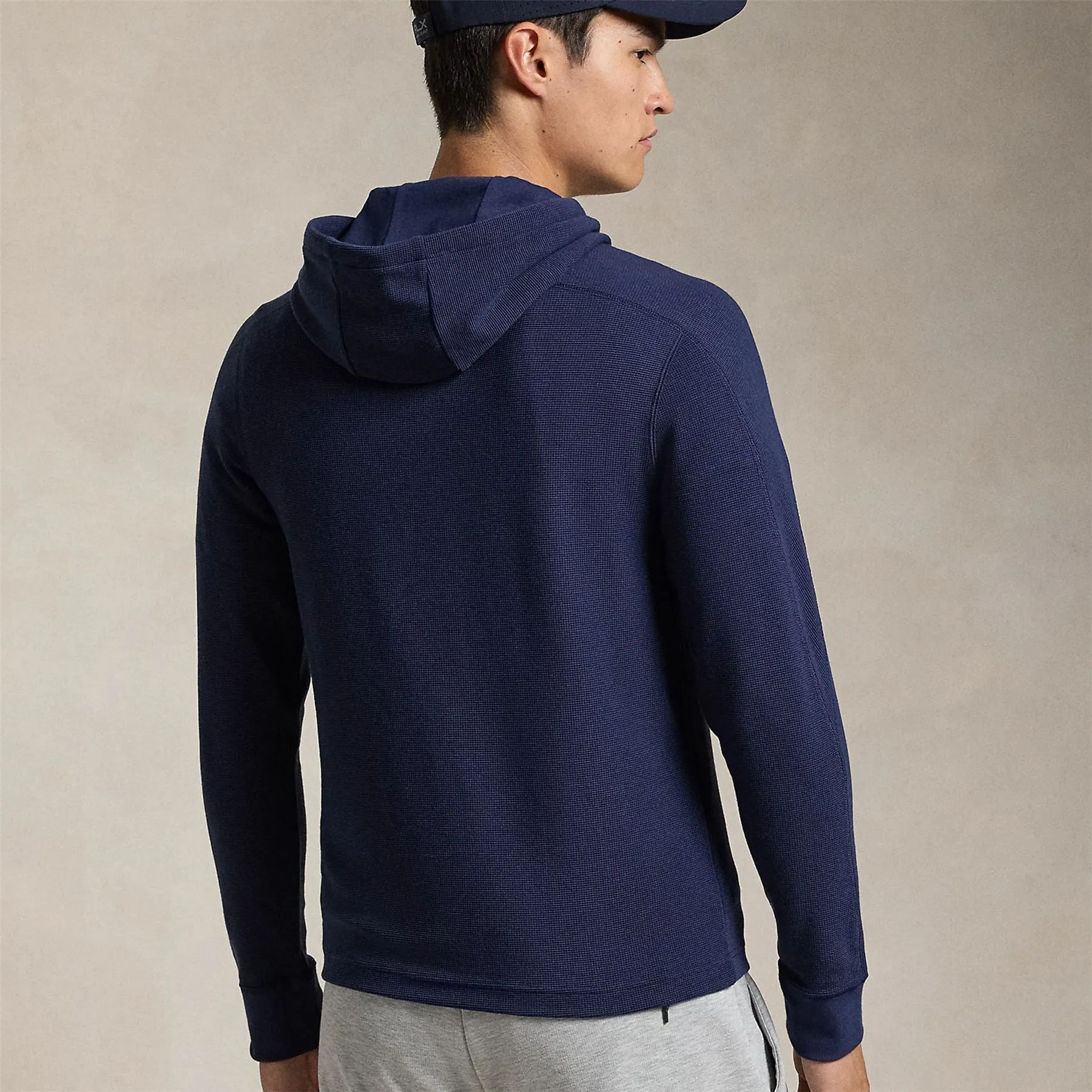 RLX Tech Waffle Hoodie Refined Navy