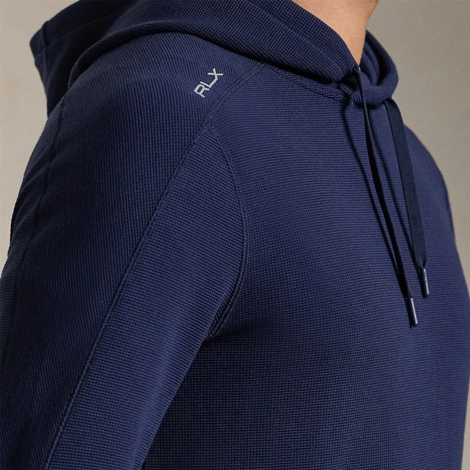RLX Tech Waffle Hoodie Refined Navy