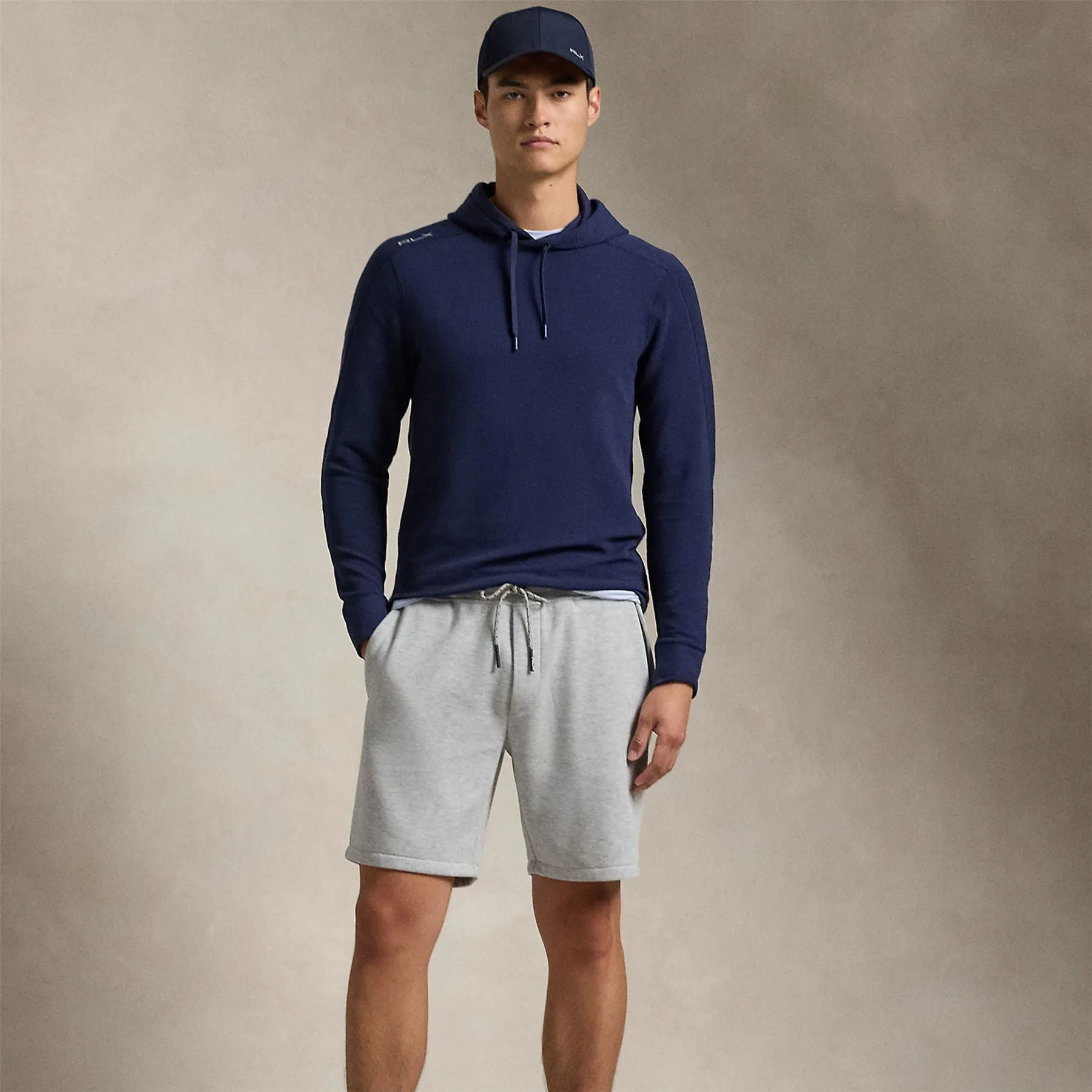 RLX Tech Waffle Hoodie Refined Navy