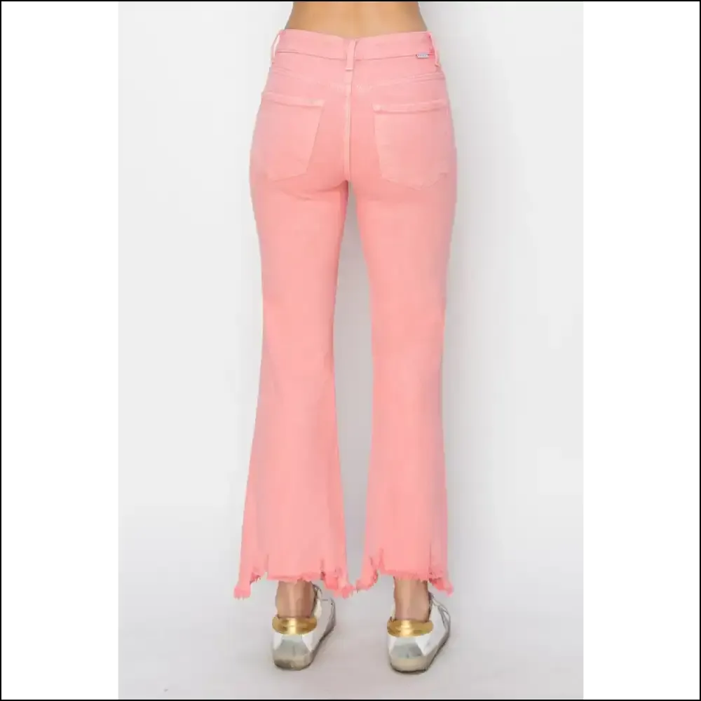 Rock your Confidence in Needful Things Trendy Raw Hem Bootcut Jeans 😂✨