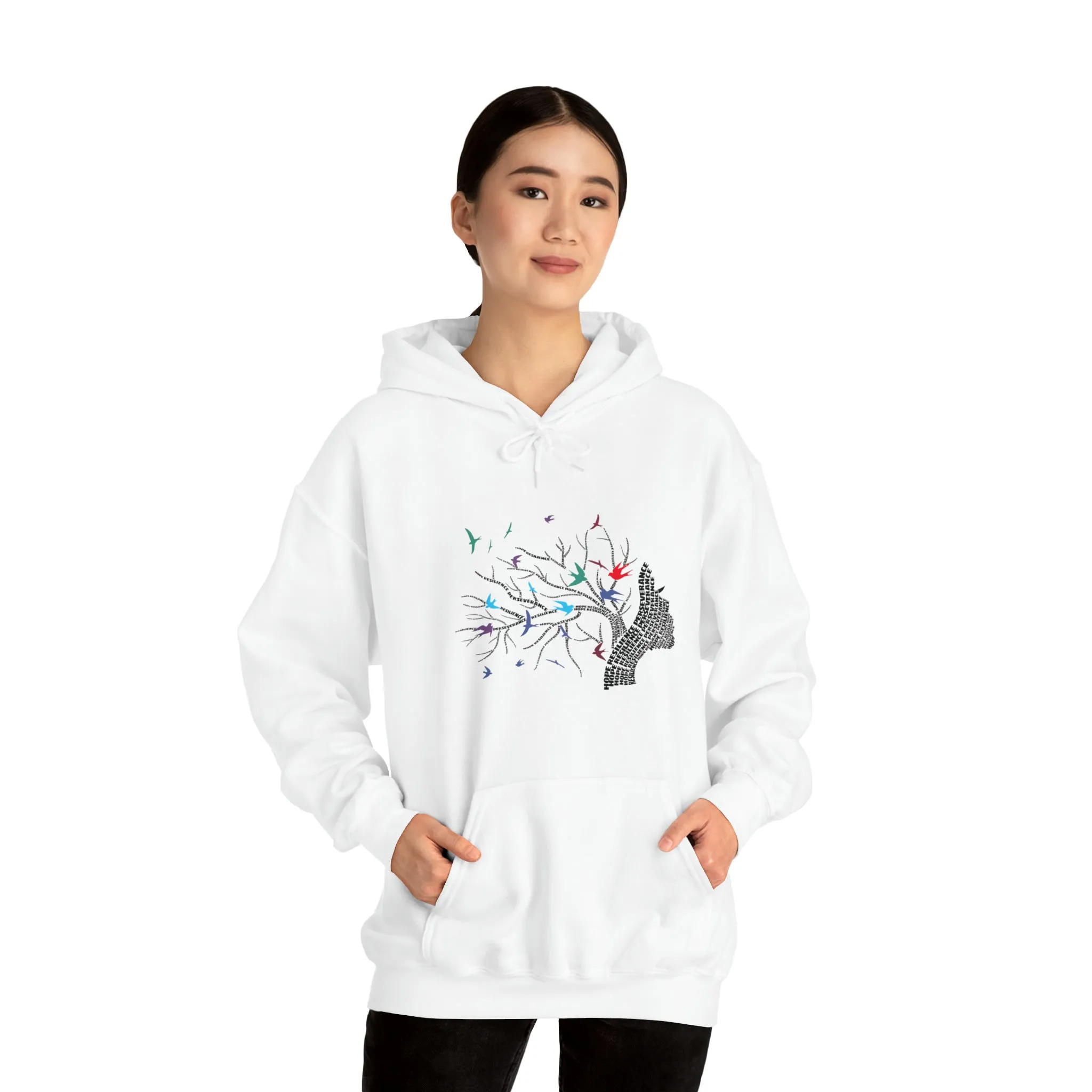 Rocky Shores Resilient Women Heavy Blend Hoodie