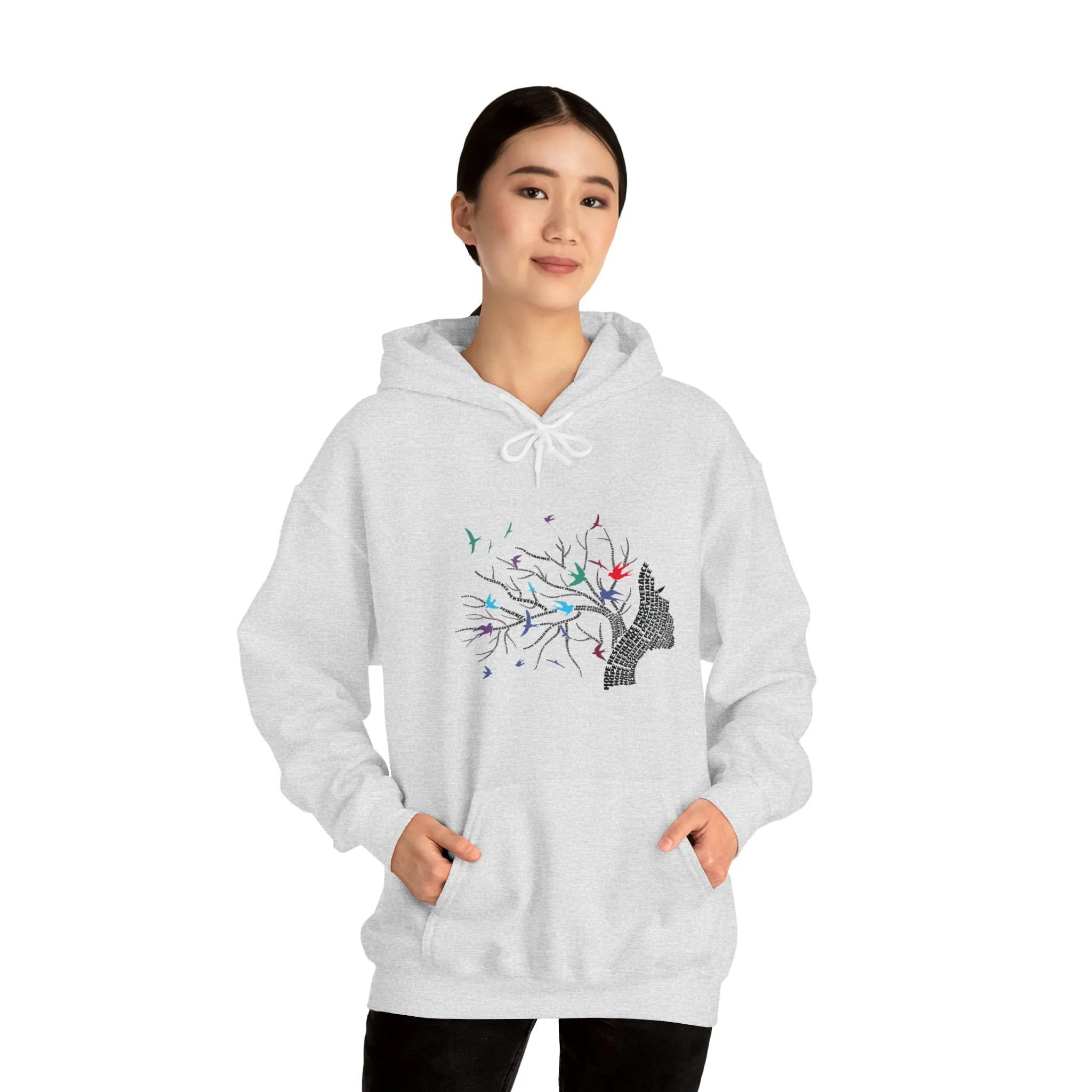 Rocky Shores Resilient Women Heavy Blend Hoodie