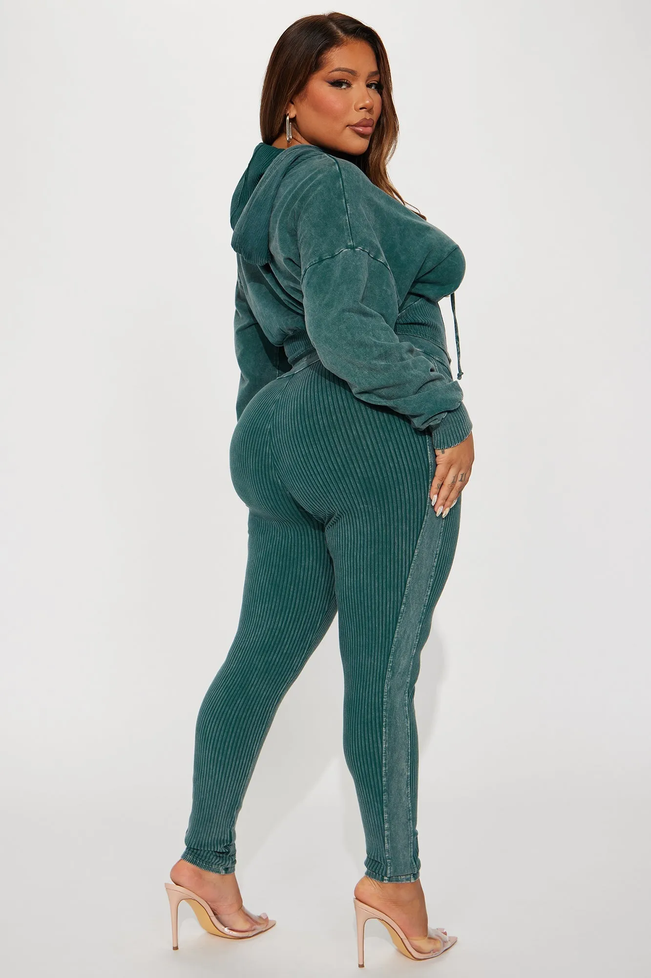 Rory Mineral Wash Legging Set - Hunter