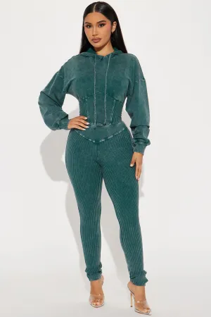 Rory Mineral Wash Legging Set - Hunter