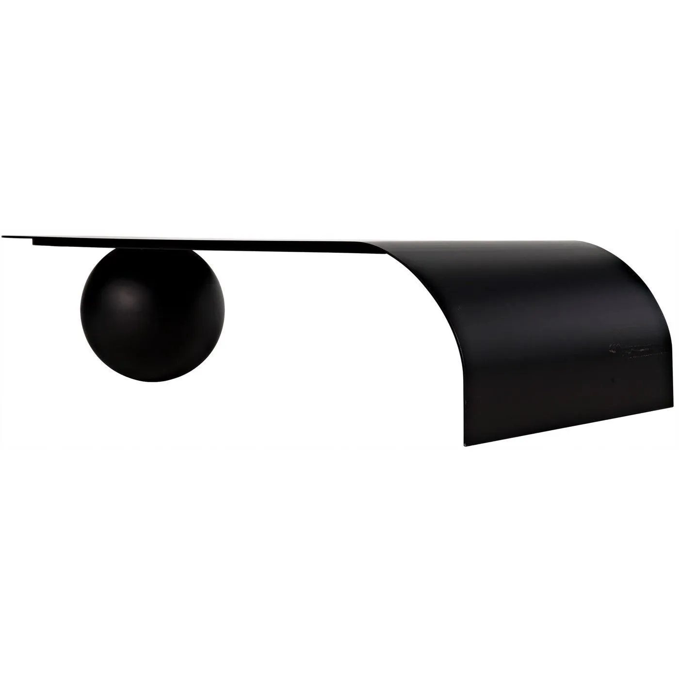 Rosario Coffee Table, Black Steel