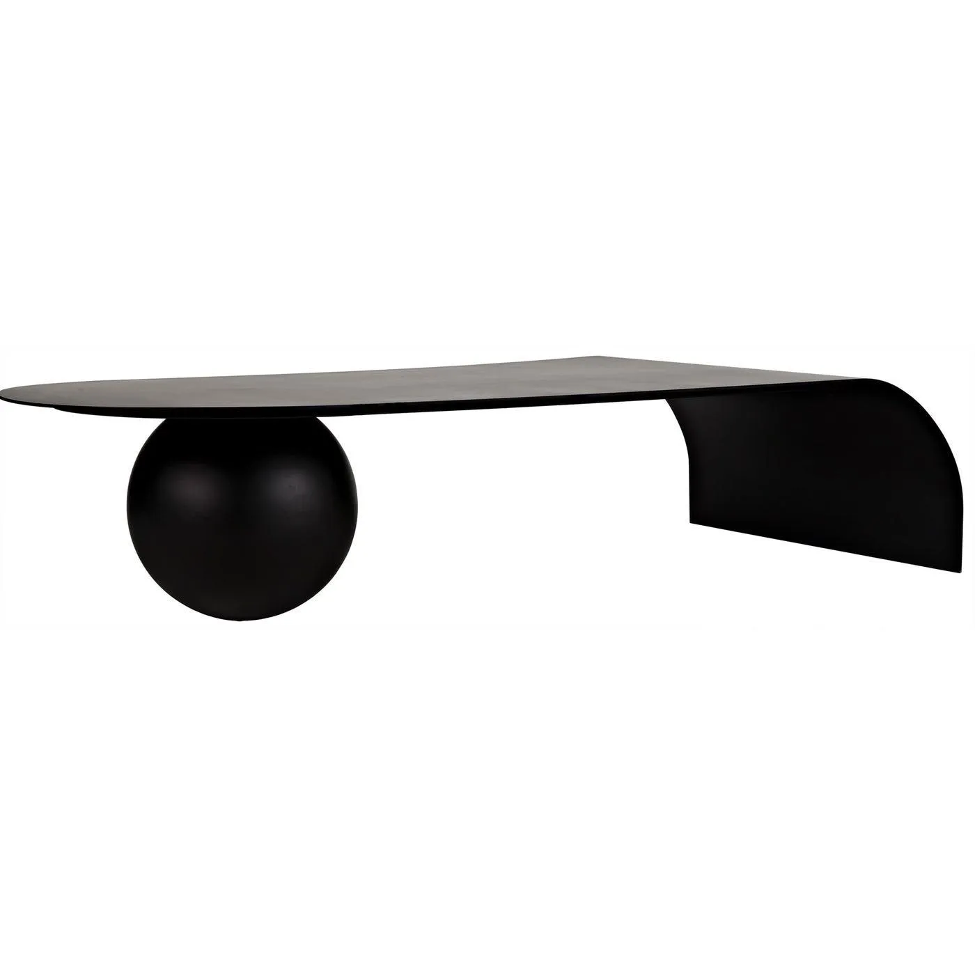 Rosario Coffee Table, Black Steel